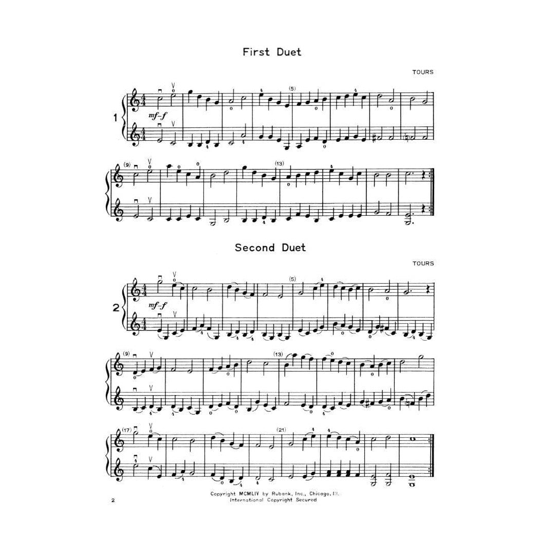 Whistler/Hummel - First Duet Album For Two Violins Published by Rubank Publications