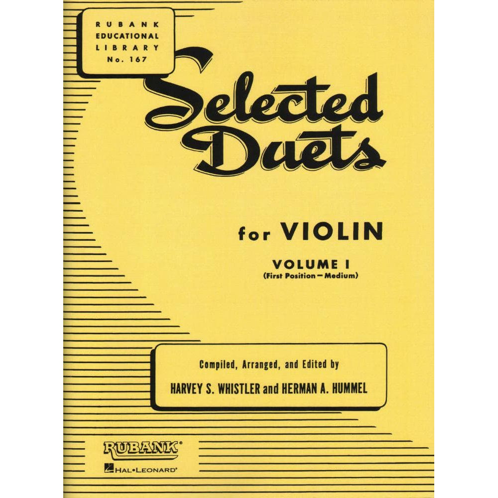 Whistler - Selected Duets, Volume 1 for Two Violins Published by Rubank Publications