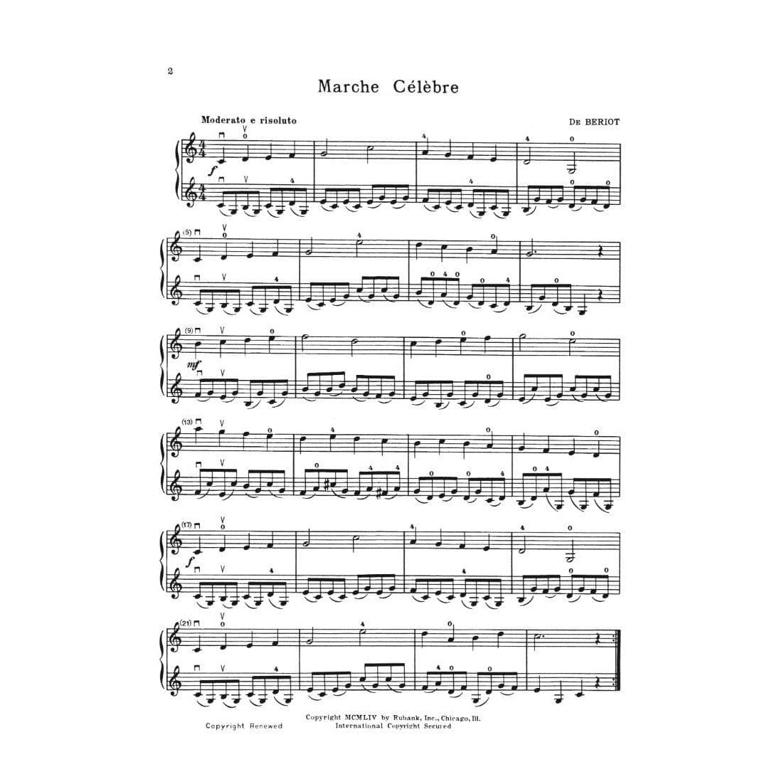 Whistler - Selected Duets, Volume 1 for Two Violins Published by Rubank Publications