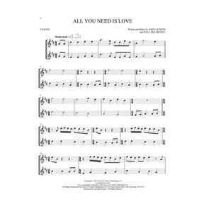 The Beatles for Two: 23 Favorites - Two Violins - Arranged by Mark Phillips - Hal Leonard