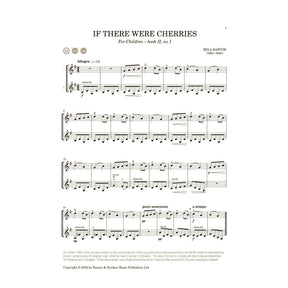 Bartok, Bela - Duos and Trios for Violin - for two or three Violins - 21 Stylish Arrangements by Hywel Davies - Boosey & Hawkes