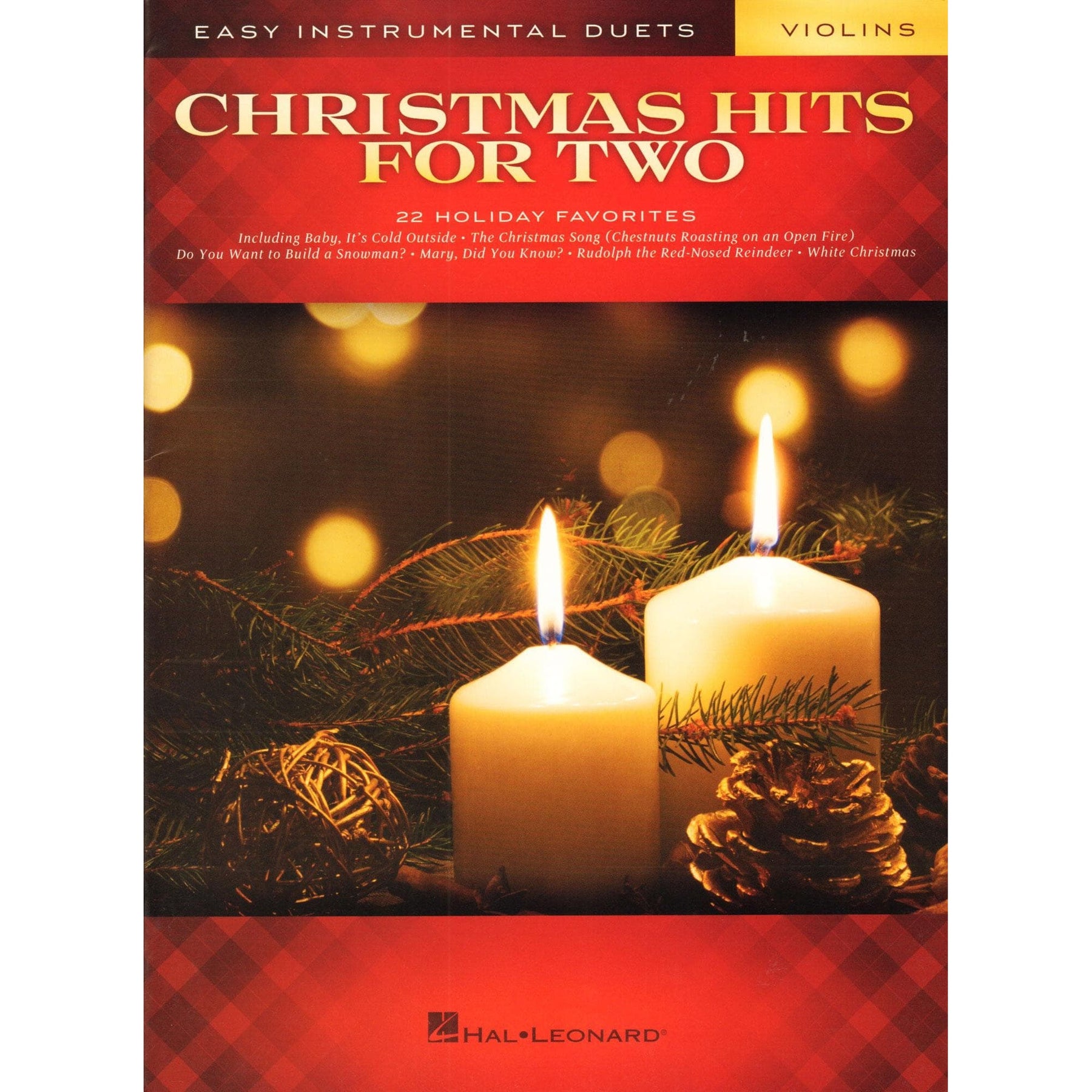 Christmas Hits for Two - 22 Easy Instrumental Duets for Two Violins - Hal Leonard