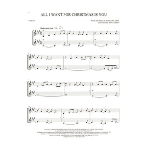 Christmas Hits for Two - 22 Easy Instrumental Duets for Two Violins - Hal Leonard