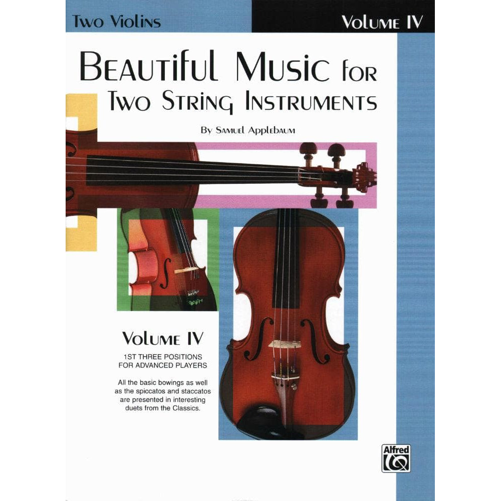 Applebaum, Samuel - Beautiful Music for Two Violins, Volume 4 - Belwin-Mills Publication