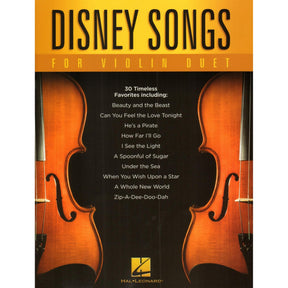 Disney Songs for Violin Duet - Hal Leonard