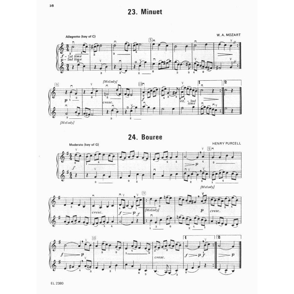 Applebaum, Samuel - Chamber Music for 2 String Instruments  - Book 2 for Violin - Belwin/Mills Publication