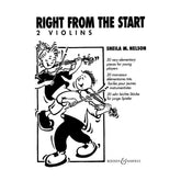 Sheila Nelson - Right From The Start, 2 Violins Published by Boosey & Hawkes