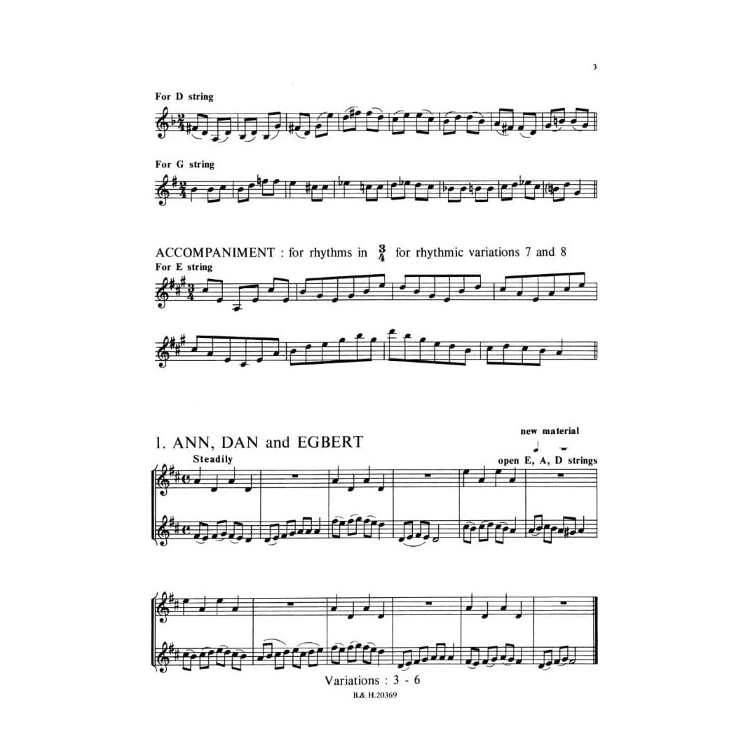 Sheila Nelson - Right From The Start, 2 Violins Published by Boosey & Hawkes