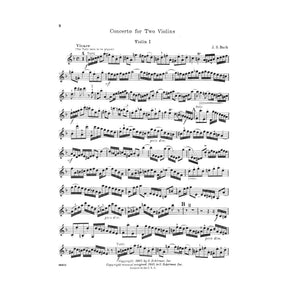 Bach, JS - Double Concerto in d minor, BWV 1043 - Two Violins and Piano - edited by Herrmann - Schirmer Edition