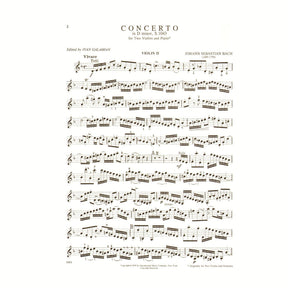 Bach, JS - Double Concerto in d minor, BWV 1043 - Two Violins and Piano - edited by Ivan Galamian - International Edition