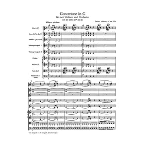 Mozart, WA - Concertone for Two Violins and Orchestra in C Major, K 190 - SCORE ONLY - Bärenreiter Verlag URTEXT