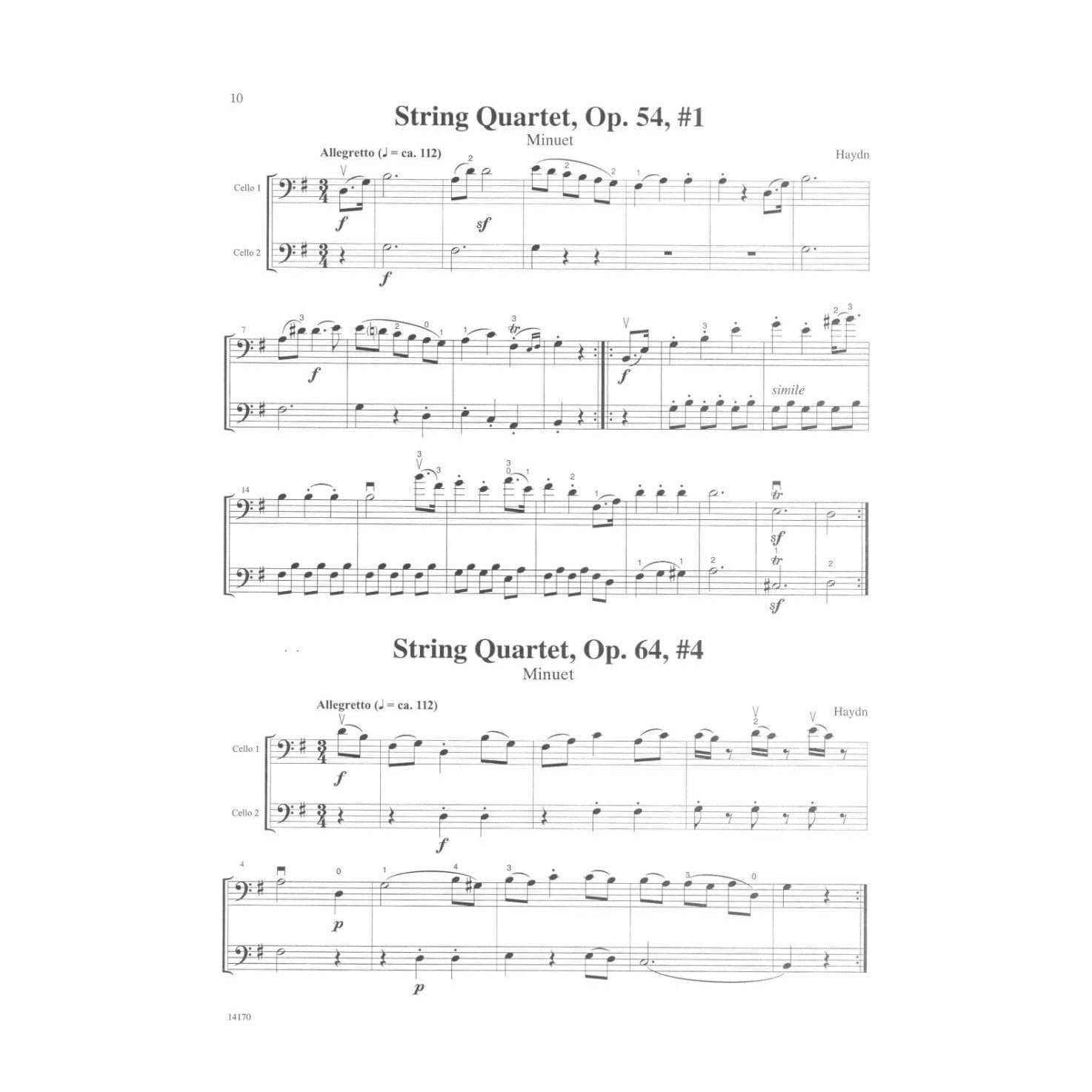 Starr, William - Music Plus! An Incredible Collection For Cello Ensemble (or with violin and/or viola) Published by Alfred Music Publishing