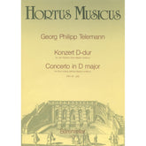 Telemann, Georg Philipp - Concerto in D Major, TWV 40:202 - for Four Violins - Barenreiter URTEXT