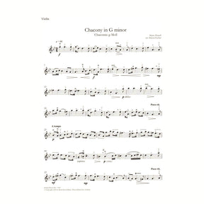 Purcell, Henry - Chacony in G minor - for Violin and Piano - transcribed by Simon Fischer - Edition Peters