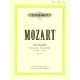 Mozart, WA - Eine Kleine Nachtmusik for Violin and Piano, K 525 - arranged by Herrmann - Edition Peters