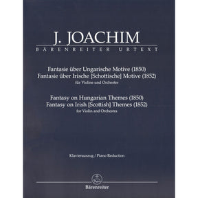 Joachim, Joseph - Two Fantasies for Violin and Piano - Barenreiter URTEXT Edition