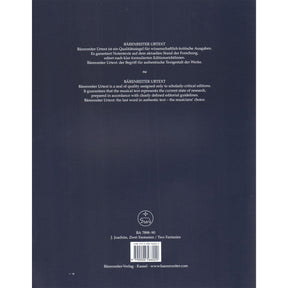 Joachim, Joseph - Two Fantasies for Violin and Piano - Barenreiter URTEXT Edition