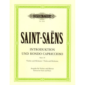 Camille Saint-Saens - Introduction and Rondo Capriccioso, Op 28 - Violin and Piano - Thiemann - Peters