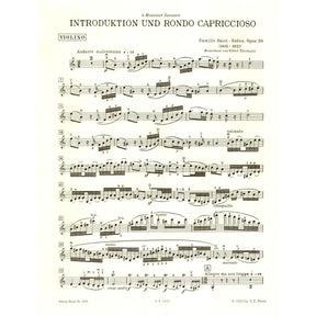 Camille Saint-Saens - Introduction and Rondo Capriccioso, Op 28 - Violin and Piano - Thiemann - Peters