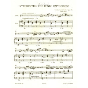 Camille Saint-Saens - Introduction and Rondo Capriccioso, Op 28 - Violin and Piano - Thiemann - Peters