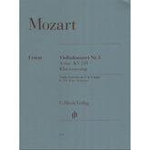 Mozart, WA - Violin Concerto No 5 in A Major, K 219 - Violin and Piano - Kurt Guntner - Henle