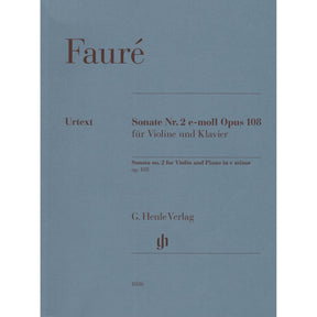 Faure, Gabriel - Sonata No. 2 in E minor, Opus 108 - for Violin and Piano - edited by Fabian Kolb - G Henle URTEXT