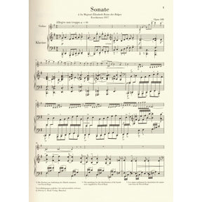 Faure, Gabriel - Sonata No. 2 in E minor, Opus 108 - for Violin and Piano - edited by Fabian Kolb - G Henle URTEXT