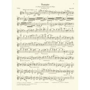 Faure, Gabriel - Sonata No. 2 in E minor, Opus 108 - for Violin and Piano - edited by Fabian Kolb - G Henle URTEXT