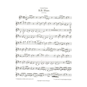 Khanagov, Karén - B.B. Blues - United States from Parade of Nations - for Violin and Piano - Hanaga Publication