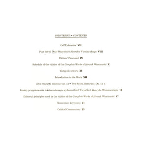 Wieniawski, Henryk - Two Mazurkas, Op. 12 - for Violin and Piano - edited by Zofia Chechlinska - PWM Edition