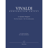 Vivaldi, Antonio - Four Seasons ( Complete ) For Violin and Piano URTEXT Published by Barenreiter