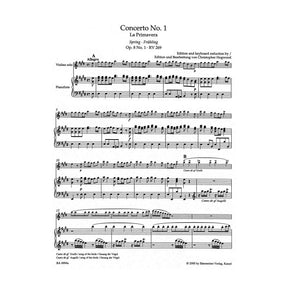 Vivaldi, Antonio - Four Seasons ( Complete ) For Violin and Piano URTEXT Published by Barenreiter