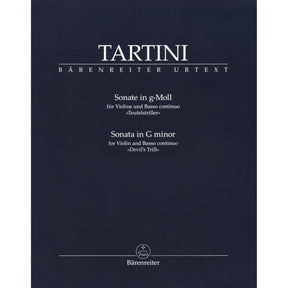 Tartini, Giuseppe - Sonata in G minor ("Devil's Trill") - for Violin and Basso continuo - Barenreiter URTEXT