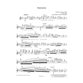 Chopin/Sarasate - 2 Nocturnes, Op 9/2 and Op 27/2 - for Violin and Piano -Schott