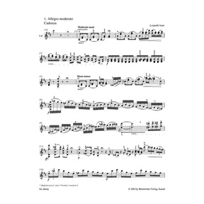 Mozart, WA - Concerto No 2 in D Major, K 211 - Violin and Piano - edited by Christoph Hellmut Mahling - Bärenreiter Verlag URTEXT