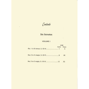 Bach, JS - Sonatas for Violin and Piano Nos 1-3, BWV 1014-1016 - edited by Ferdinand David - International Music Co