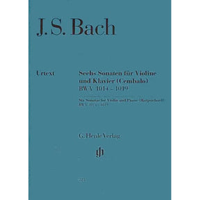 Bach, JS - Six Sonatas, BWV 1014 - 1019 - Violin and Piano - edited by Hans Eppstein - G Henle Verlag URTEXT