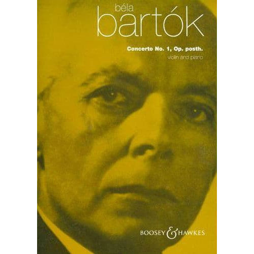 Bartok, Bela - Concerto No 1 Op posth Sz 48a for Violin and Piano - Boosey & Hawkes Edition