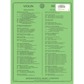 Bazzini, Antonio - La Ronde des Lutins, Op 25 (Dance of the Goblins) - edited by Zino Francescatti - International Music Company