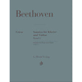 Beethoven, Ludwig - Sontas for Violin and Piano, Volume 1 - edited by Max Rostal - Henle Edition