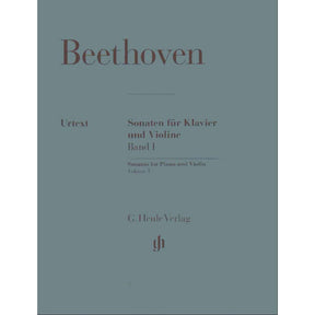 Beethoven, Ludwig - Sontas for Violin and Piano, Volume 1 - edited by Max Rostal - Henle Edition