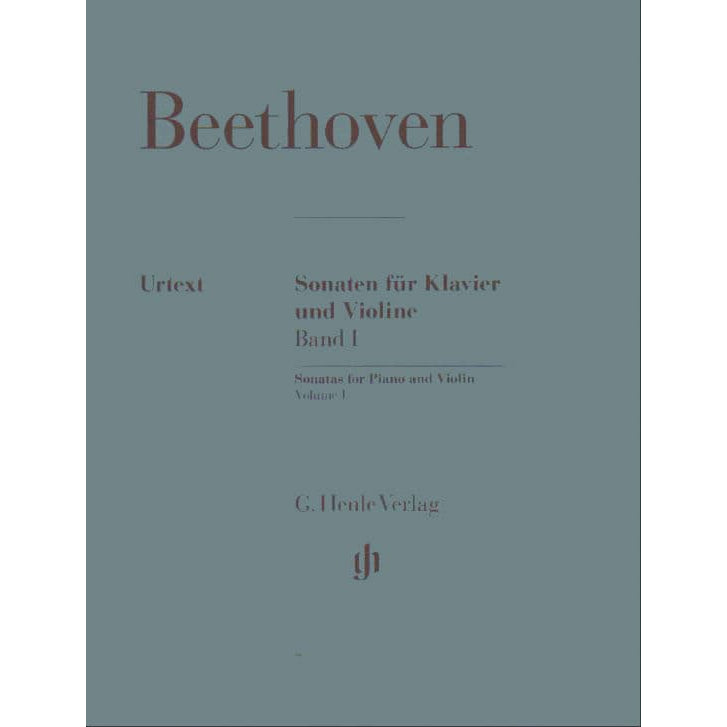 Beethoven, Ludwig - Sontas for Violin and Piano, Volume 1 - edited by Max Rostal - Henle Edition