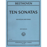 Beethoven, Ludwig - 10 Sonatas (Complete) - Violin and Piano - edited by Fritz Kreisler - International Edition