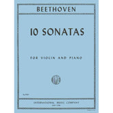 Beethoven, Ludwig  - 10 Sonatas (Complete) - Violin and Piano - edited by Joseph Joachim - International Edition