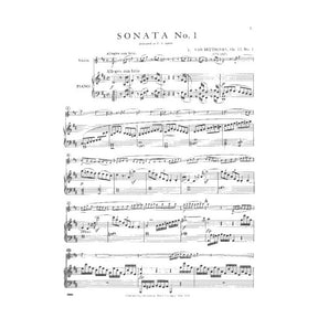 Beethoven, Ludwig  - 10 Sonatas (Complete) - Violin and Piano - edited by Joseph Joachim - International Edition