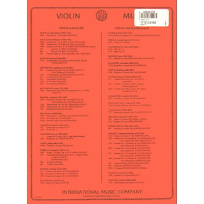 Beethoven, Ludwig - Two Romances, Op 40 and 50 - Violin and Piano - edited by Zino Francescatti - International Music Company Edition
