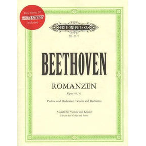 Beethoven - 2 Romances, Op 40 and 50 with CD  - for Violin and Piano - edited by Igor Oistrakh - Peters Edition