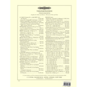Beethoven - 2 Romances, Op 40 and 50 with CD  - for Violin and Piano - edited by Igor Oistrakh - Peters Edition
