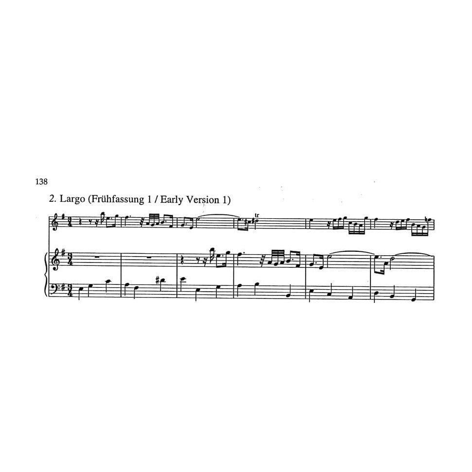Bach, JS - Six Sonatas, BVW 1014-1019 - Violin and Piano - edited by Peter Wollny and Andrew Manze - Bärenreiter Verlag URTEXT