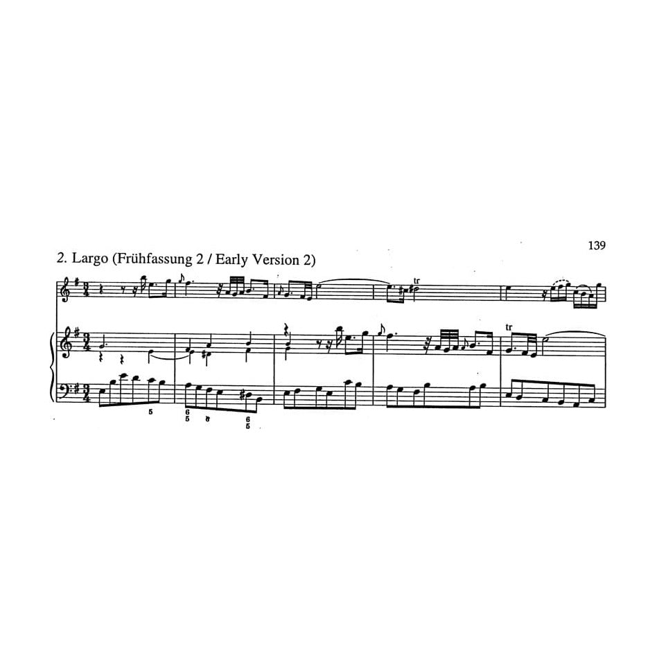 Bach, JS - Six Sonatas, BVW 1014-1019 - Violin and Piano - edited by Peter Wollny and Andrew Manze - Bärenreiter Verlag URTEXT